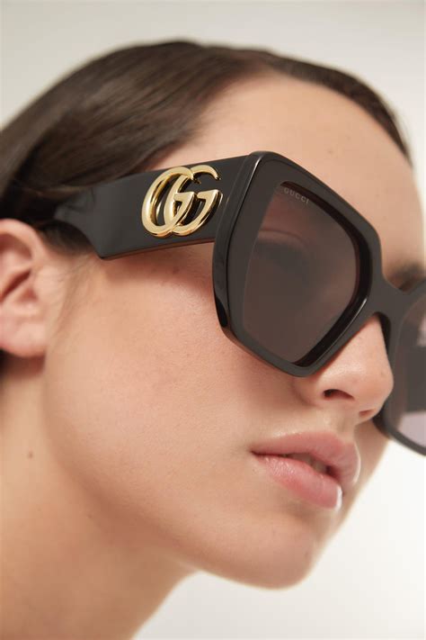 womens black gucci shades|Gucci sunglasses for women 2020.